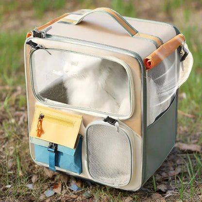 The Meowster's Campervan - Unique Cat Carrier Backpack