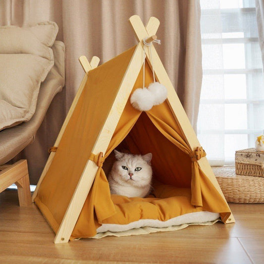 Breathable premium cat tent bed