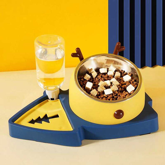 Christmas Tree 2-in-1 Cat Feeder