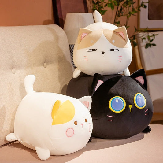 jumbo cat plush of different designs