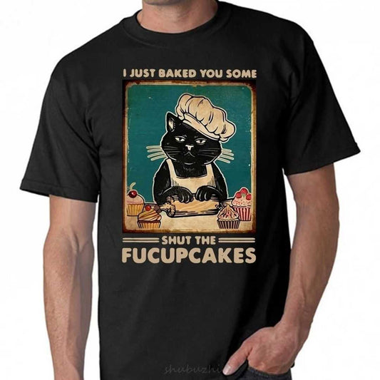 mens cat shirts for cat dad t shirt in black color