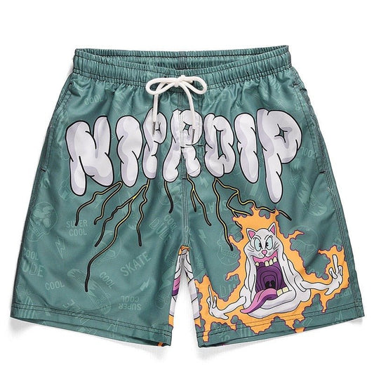 'Demonish Cat' Beach Cat Pants