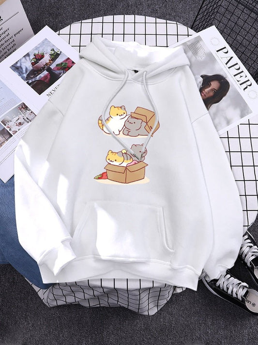 "Hide and Seek" Cat Hoodie