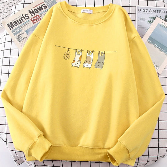 'Laundry your cats' Adorable Cat Sweatshirt