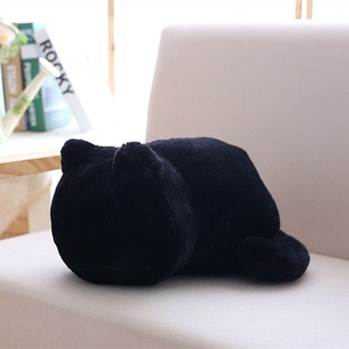a black cat plushie for minimalist lover