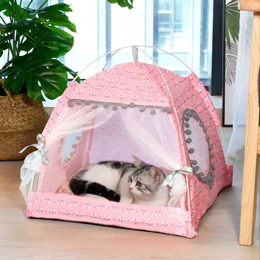 Princess Closed Cozy Cat Hammock Bed
