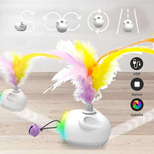 Rainbow Feather Interactive Toy