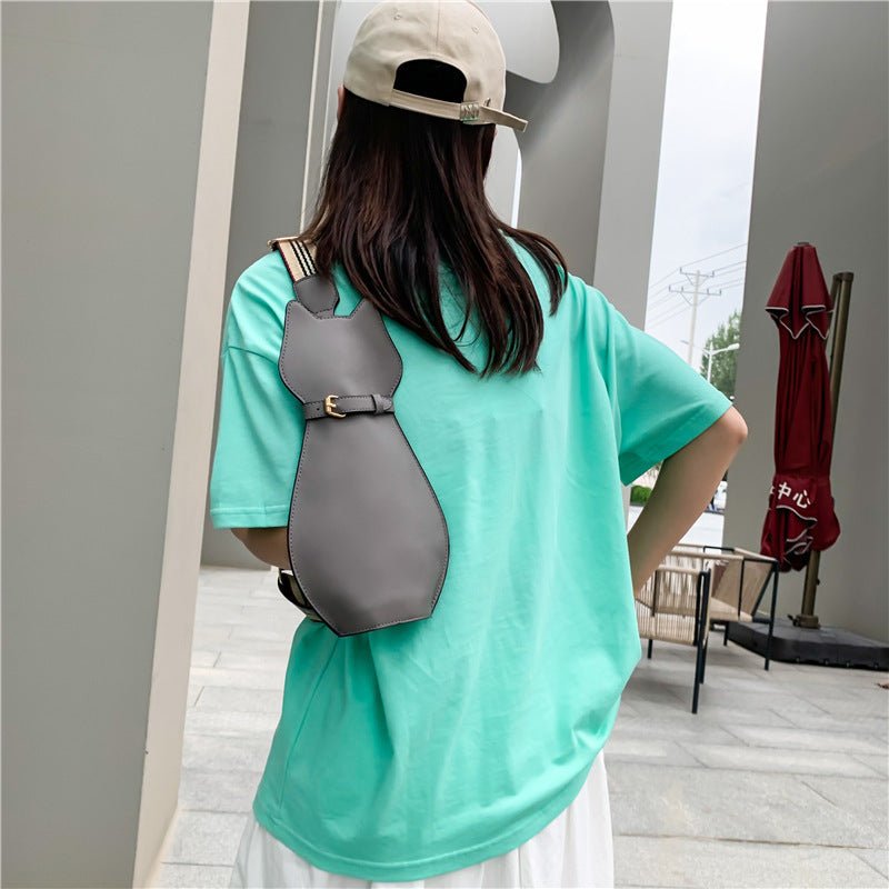Premium gray color cat handbag designed for cat lover
