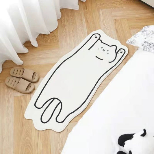 'The super meow' cat rugs for bedrooms