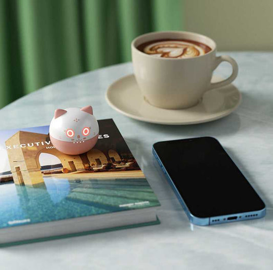 true wireless pink cat earbuds