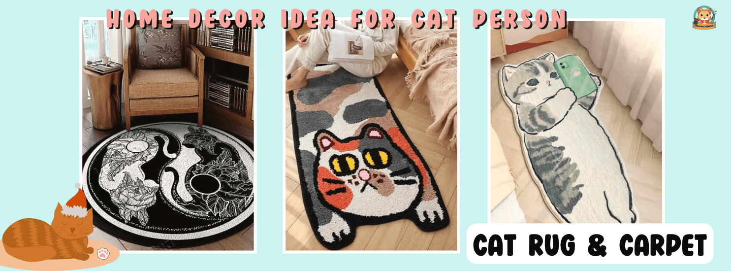 8 Cat-Loving Cat Rugs for Home Decor Ideas , The Fifth one Is Too Cute ...