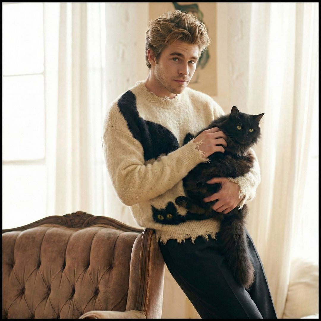 Fashionable cartoon kitty sweatshirt 