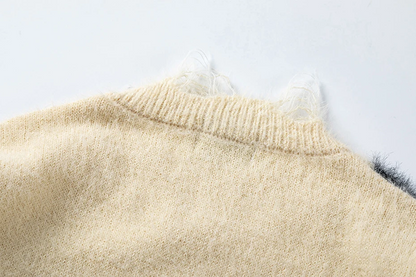 Fashionable cartoon kitty sweatshirt 