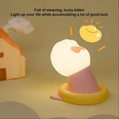 "High-five!" - Wall Mountable Cat Paw Night Lamp
