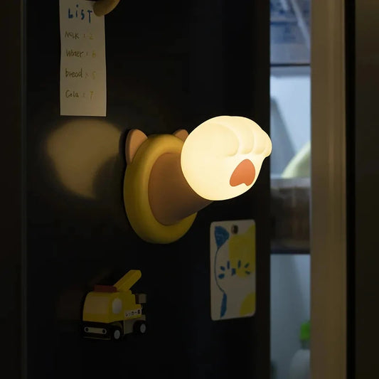 "High-five!" - Wall Mountable Cat Paw Night Lamp