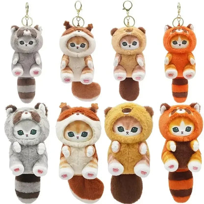 Adorable Keychain Cat Plushies From Mofusand™