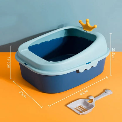 Anti Splash Spacious Litter Box