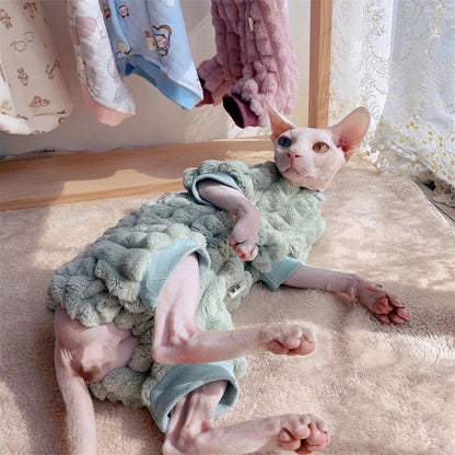 Chic Turtleneck Sweater for Sphynx Cat