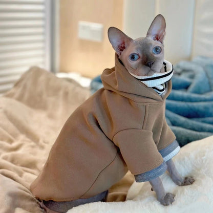 Cool Hoodie Clothes For Cat In Layers