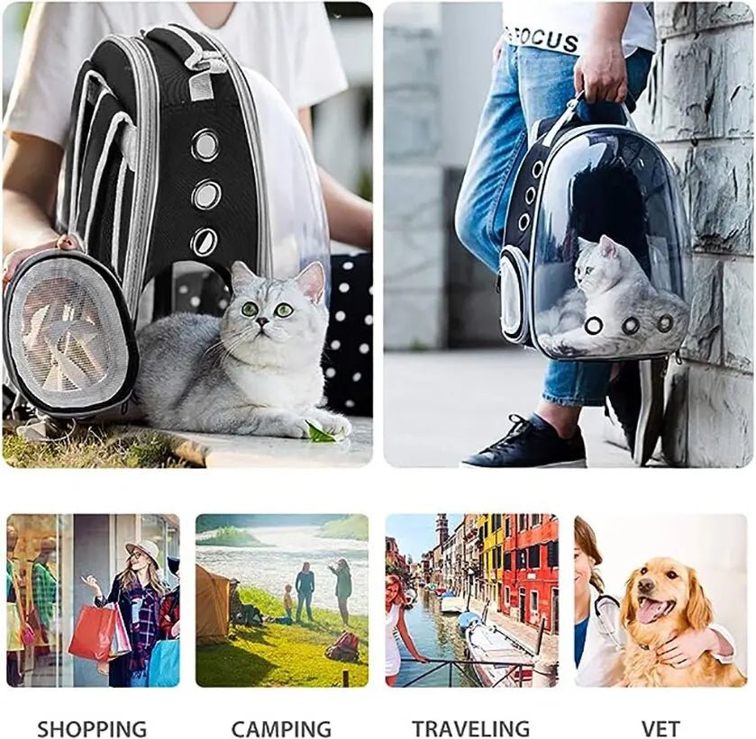 Expandable Space Cat Carrier | Cat Backpack With Space Window ...