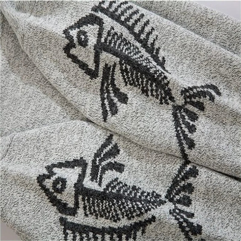 'Fish Dreaming Cat' - Cool Streetwear Sweatshirt