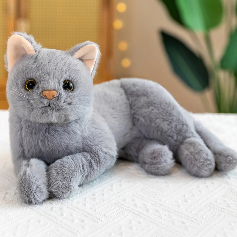 Small Size Realistic Fur Cat Plush Have a Cat Without Commitment Meowgicians