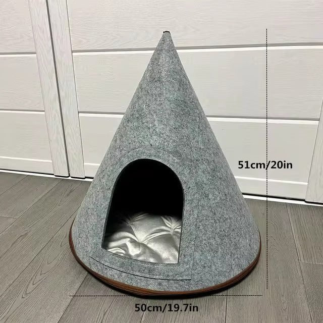 Fully DIY Christmas Tree Cat Bed With Materials