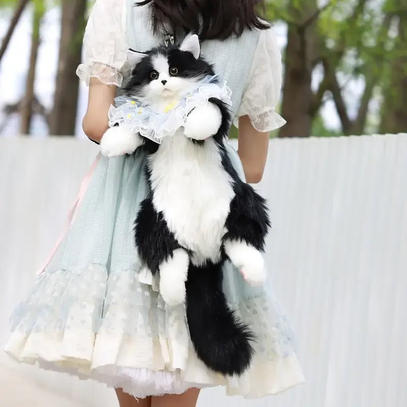 Handmade Lifelike Cat Backpack | Multiple Breeds Realistic Cat Bag ...