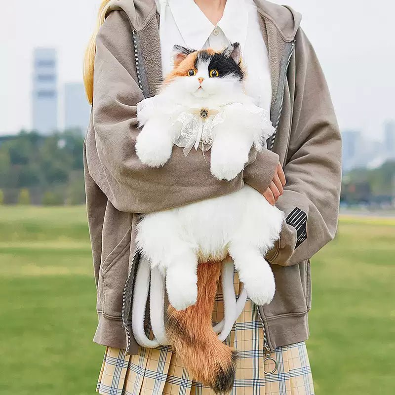 calico cat breed design backpack with stunning detail