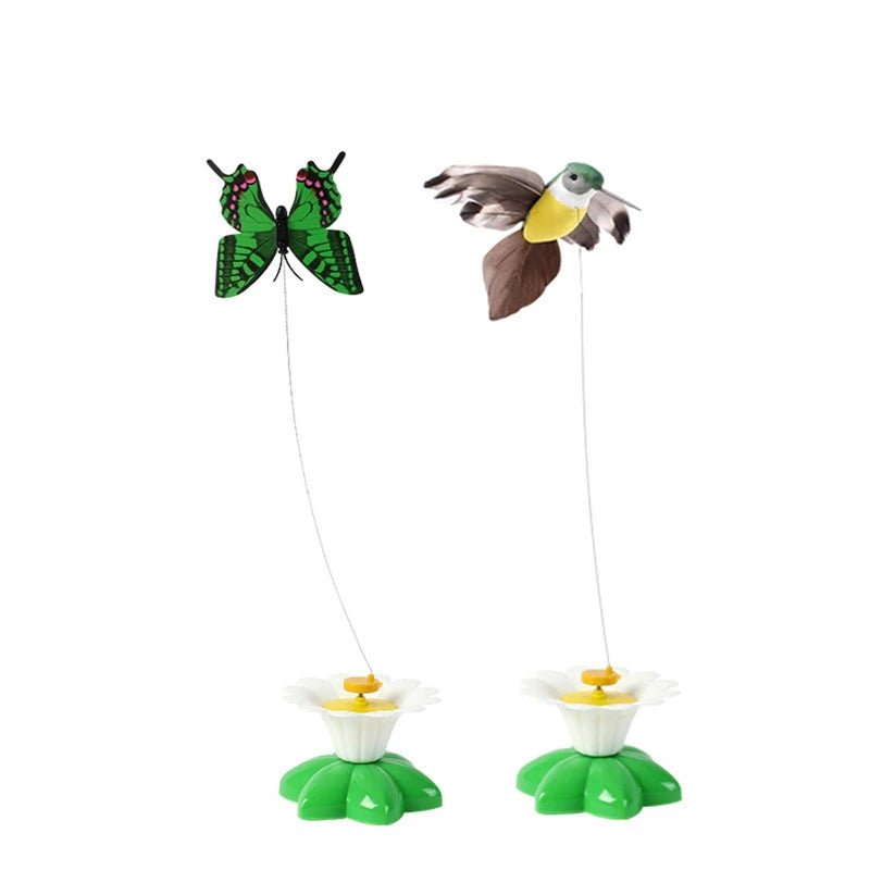 Interactive Flying Butterfly and Bird Toy For Cat