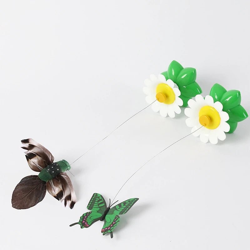 Interactive Flying Butterfly and Bird Toy For Cat