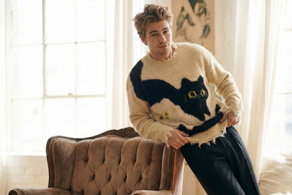 Fashionable cartoon kitty sweatshirt 