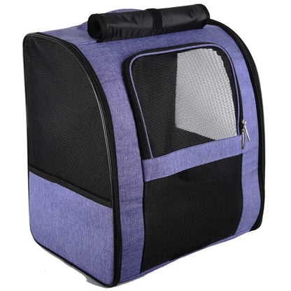 Lightweight Large Size Cat Carrier With Ultra-breathable Windows