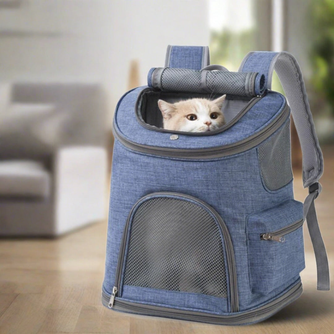 Minimalist Cat Carrier Backpack With 2 Windows