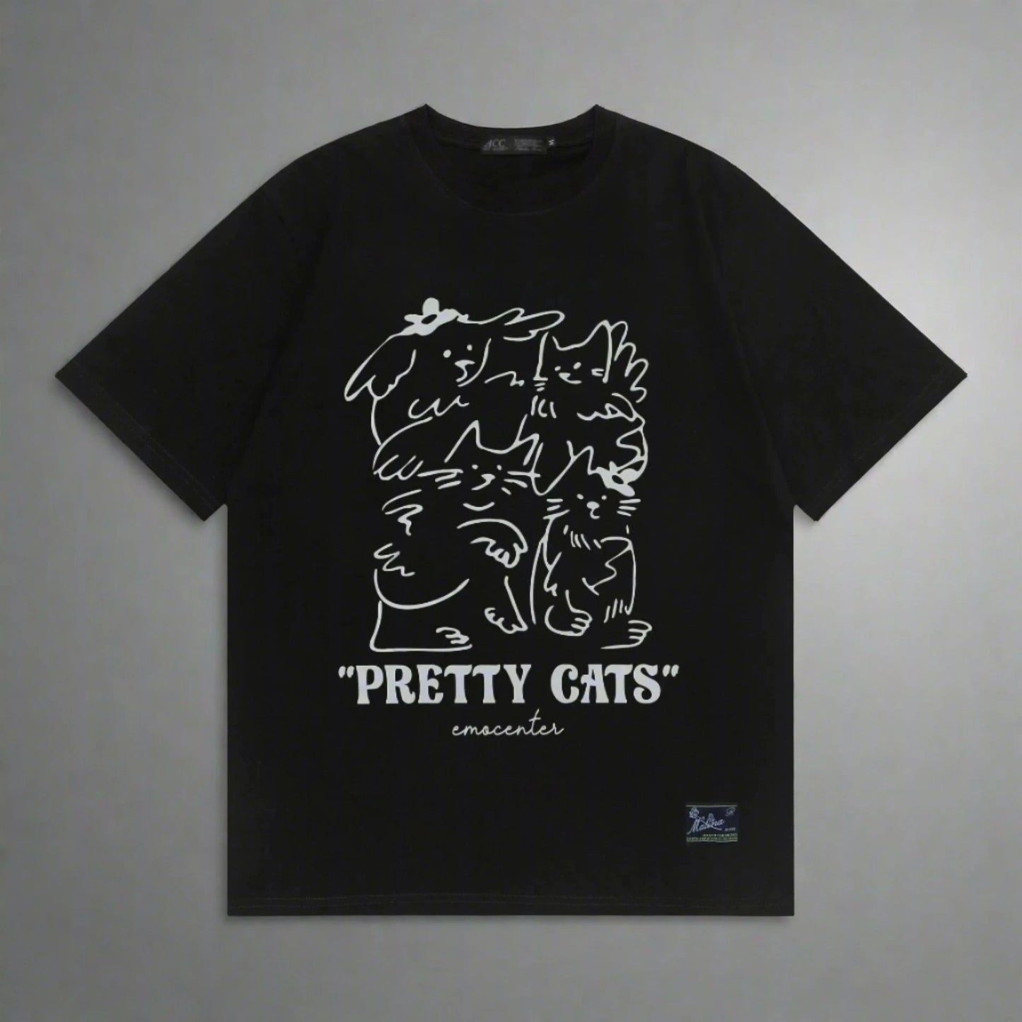'Pretty Cats Are Essential' Street Style Cat T-Shirt