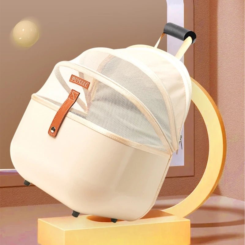 Stylish Light-weight cat carrier with luxury touch
