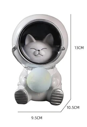 The Astronaut Cat Night Lamp With LED Bright Moon