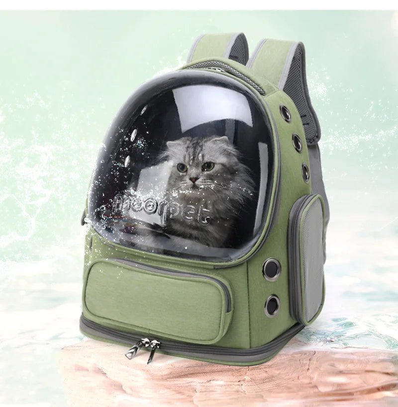 Space capsule cat backpack sales