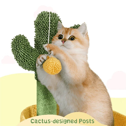 The Wild West Desert Cat - Cactus Scratching Post