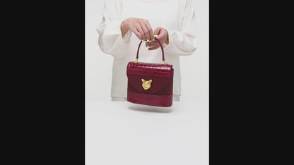 'The Golden Cat Charm' Luxury Cat Lady Handbag