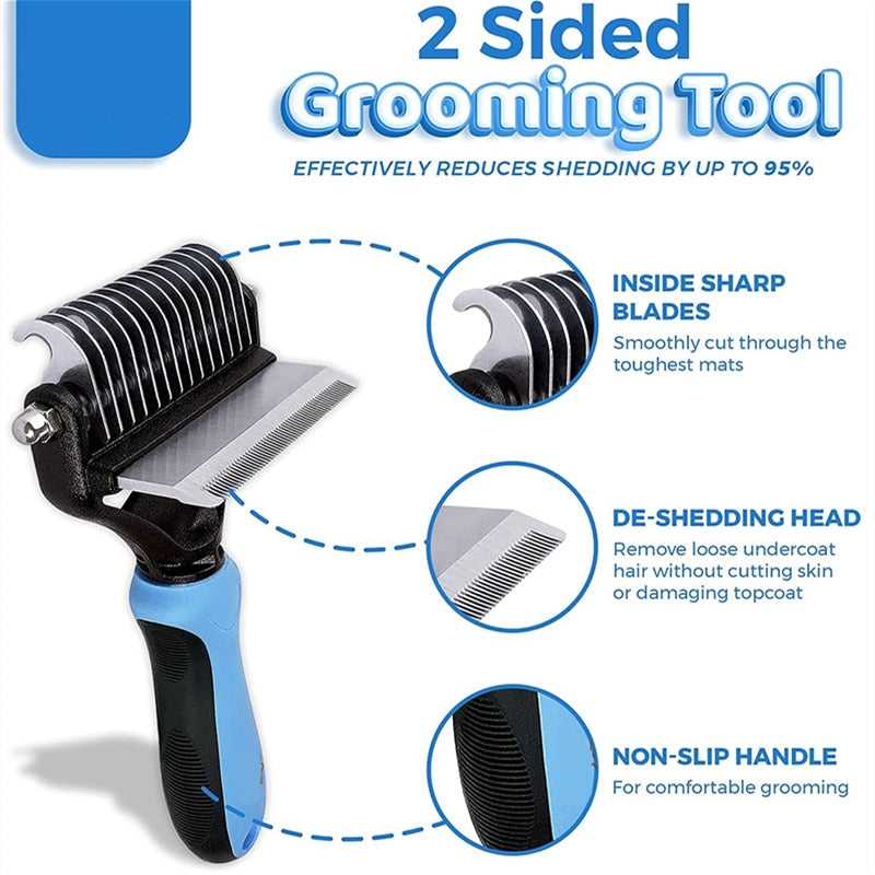 2 in 1 Pet Shedding Comb