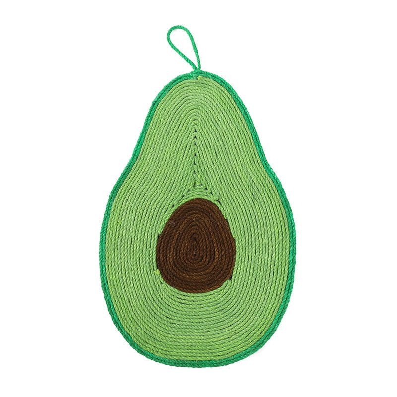 avocado cat scratching toy made by sisal