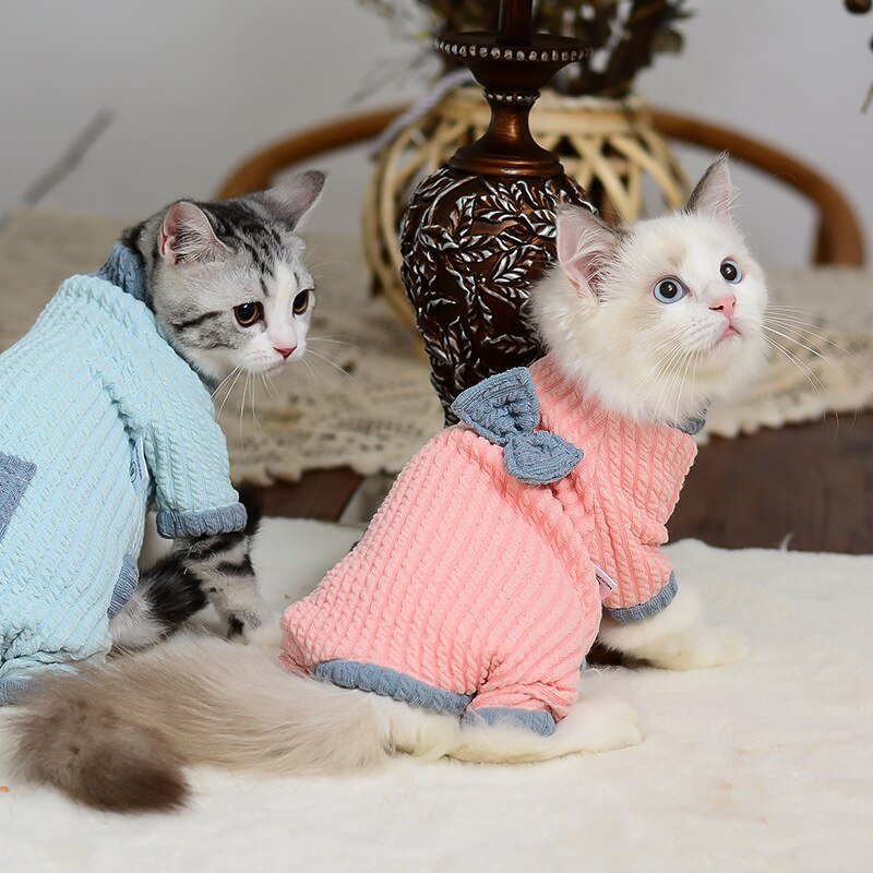 Cat Colth Stay Cozy in Style with Adorable Cat Winter Cloth: Cat Knitted Sweater ...