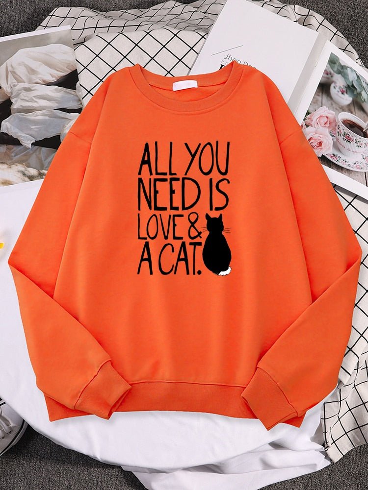 All You Need Is Love & A Cat Sweatshirt