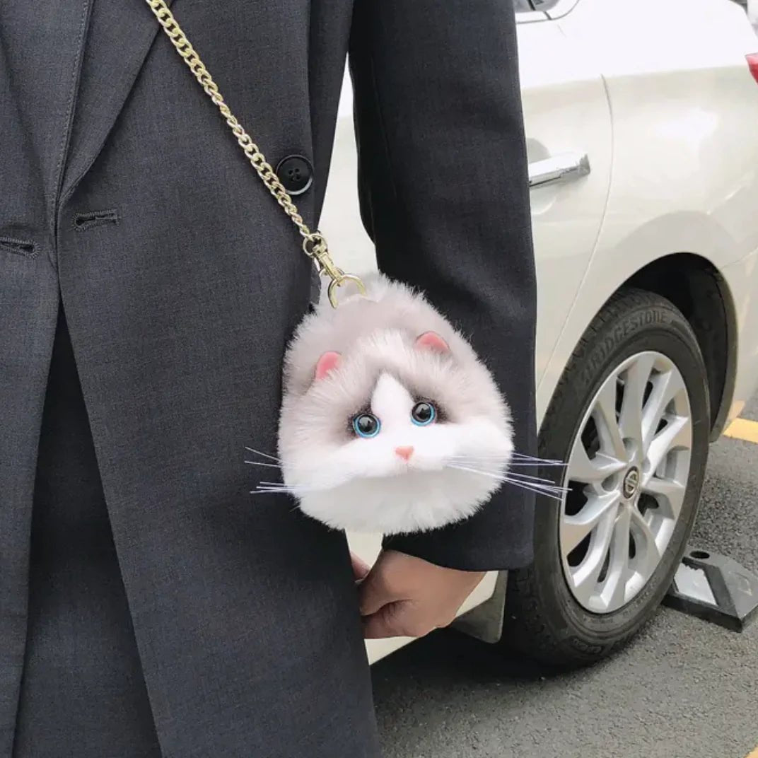 Amazingly Real Fluffy Cat Handbag Handbag That 99 Like A Real Cat Cow Cat