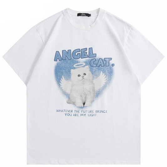 "Angel Cat" Lovely Cat Tee