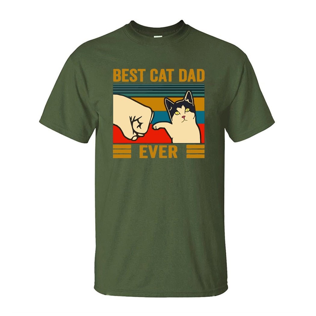 Best Cat Dad T-shirt - Fist Bump!