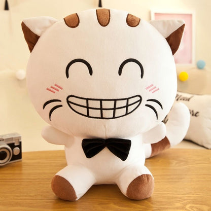 Big face soft touch giant cat plush