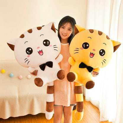 Big face soft touch giant cat plush