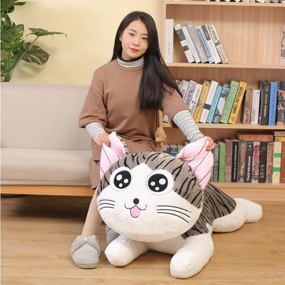 Big tabby cat plush